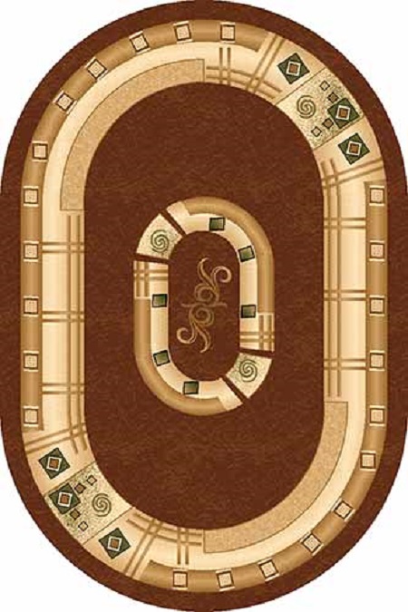 DA VINCI_5263, 3*4, OVAL, BROWN